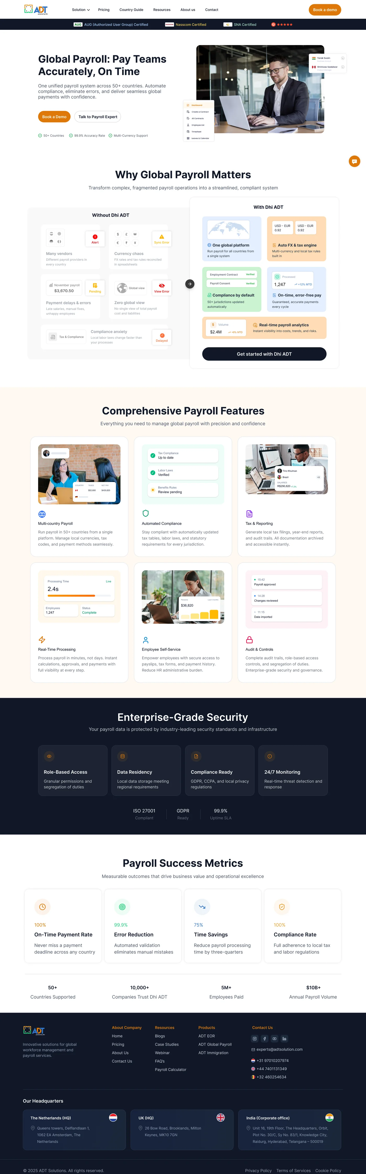 ADT Global Payroll UI